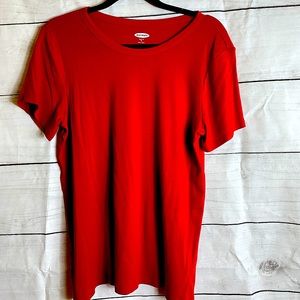 Old Navy Red Slim Fit Shirt XL